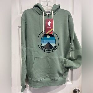 Cotopaxi Men's M Medium Sunny Side Pullover Hoodie Grey SilverSweatshirt NWT